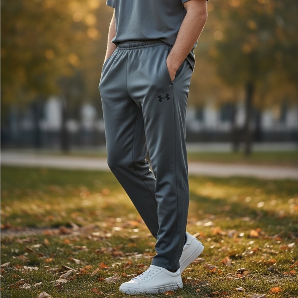 UNDER ARMOUR•Iconic Charcoal DriFit Joggers•L - Picture 3 of 12
